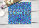 Rainbow Psychedelic Pattern Adhesive Vinyl 547